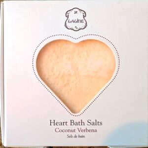 NIB + RARE Laline Heart Bath Salts - Coconut Verbena
